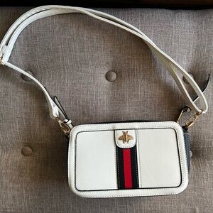 White crossbody bag